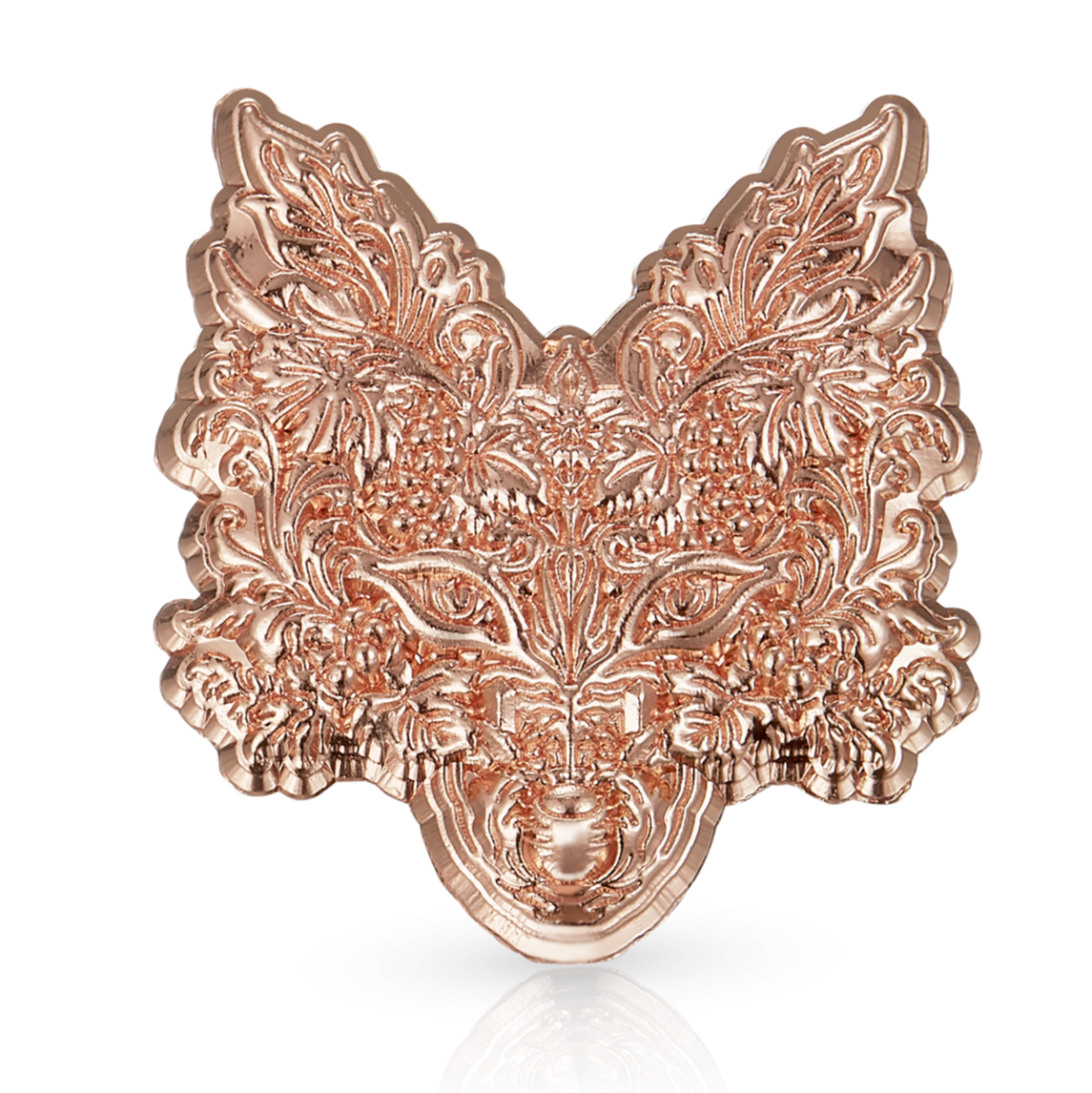 Pale Fox Single Estate Ultra Premium Prosecco Rose Gold Pin Badge